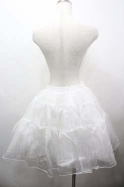 画像3: axes femme kawaii / オーガンジーパニエ  白 I-26-03-25-072-AX-SK-SA-ZI