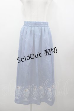 画像1: axes femme / クリームソーダ柄スカート  青 I-26-03-25-073-AX-SK-SA-ZI