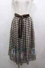 画像1: axes femme / チョコミントプリントスカート F 茶 I-26-03-25-075-AX-SK-SA-ZI (1)