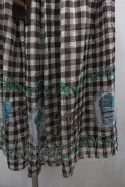 画像2: axes femme / チョコミントプリントスカート F 茶 I-26-03-25-075-AX-SK-SA-ZI