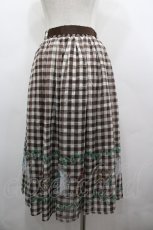 画像3: axes femme / チョコミントプリントスカート F 茶 I-26-03-25-075-AX-SK-SA-ZI (3)