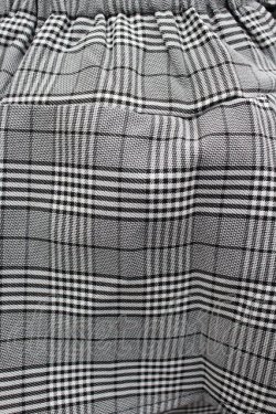 画像3: MA*RS / サス付きチェックスカート  黒チェック I-26-03-25-080-EL-SK-SA-ZI