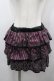 画像1: HELL CAT PUNKS / ストライプ3段ミニスカート  黒×ピンク I-26-03-25-084-PU-SK-TE-ZI (1)