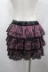 画像2: HELL CAT PUNKS / ストライプ3段ミニスカート  黒×ピンク I-26-03-25-084-PU-SK-TE-ZI (2)