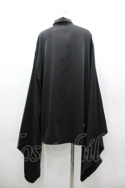 画像2: ililil / 着物袖風シャツ  黒 I-26-03-25-009-PU-BL-SA-ZI