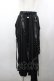 画像1: NOVESSEL / サスペンダー付きスカートレイヤードワイドパンツ  黒 I-26-03-25-087-PU-PA-SA-ZI (1)