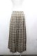 画像3: INGEBORG / フロントボタンチェックスカート  ブラウン I-26-03-25-090-LO-SK-SA-ZI (3)