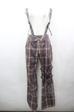 画像1: ALICE and the PIRATES / A/Pタータンチェック柄ロングパンツ  ブラウン I-26-03-25-093-PA-OP-SA-ZI