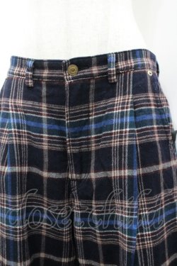 画像2: RNA / 金ボタンチェックパンツ  ブルーチェック I-26-03-25-101-PU-PA-SA-ZI