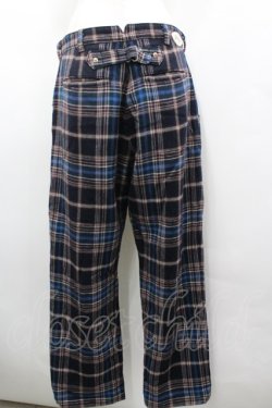 画像3: RNA / 金ボタンチェックパンツ  ブルーチェック I-26-03-25-101-PU-PA-SA-ZI