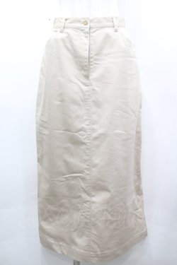 画像1: INGEBORG / ロゴ刺繍ポケットロングスカート  ベージュ I-26-03-25-102-LO-SK-SA-ZI