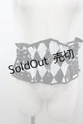 ATELIER PIERROT / Diamond Circus Corset F 黒×白 I-26-03-25-104-EL-SK-SA-ZI