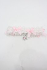 画像1: LOLITAその他(お買取対象外) / リボンレースチョーカー  ピンク I-26-03-25-105-LO-AC-TE-ZI (1)