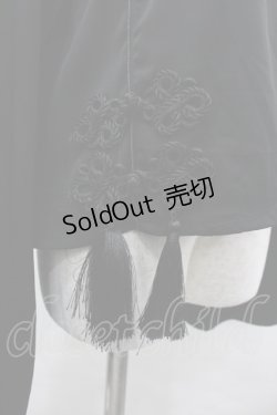 画像3: AdaNous / 咲き誇る チャイナ風ブラウス  黒 I-26-03-25-011-PU-BL-SA-ZI
