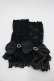 画像1: LOLITAその他(お買取対象外) / リボンレースグローブ  黒 I-26-03-25-115-LO-ZA-TE-ZI (1)