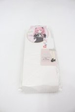 画像1: LOLITAその他(お買取対象外) / イモちゃんコラボ フリルガーターシアーオーバーニー  白 I-26-03-25-118-LO-ZA-TE-ZI (1)