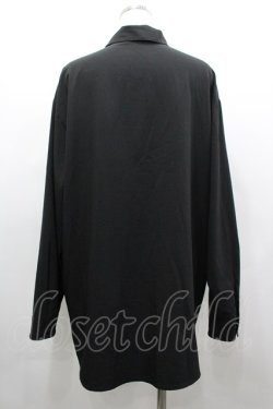 画像2: TRAVAS TOKYO / チェックネクタイ長袖シャツ  黒Ｘパープルチェック I-26-03-25-012-PU-BL-SA-ZI