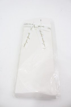 画像2: LOLITAその他(お買取対象外) / イモちゃんコラボ フリルガーターシアーオーバーニー  白 I-26-03-25-118-LO-ZA-TE-ZI