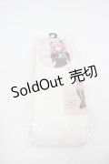 LOLITAその他(お買取対象外) / イモちゃんコラボ レースガーターシアーオーバーニー  中白 I-26-03-25-119-LO-ZA-TE-ZI