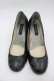 画像1: INGEBORG / キルティングパンプス M 黒 I-26-03-25-121-LO-SH-SA-ZI (1)