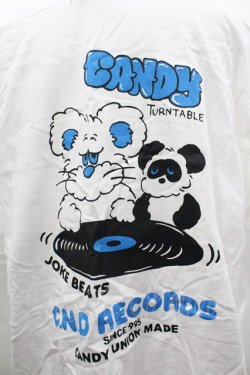 画像3: Candy Stripper / C.N.D RECORDS Tシャツ XL オフホワイト I-26-03-25-018-PU-TS-SA-ZI