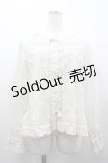 PINK HOUSE / ピンタックレース長袖ブラウス  生成り I-26-03-25-024-LO-BL-SA-ZI