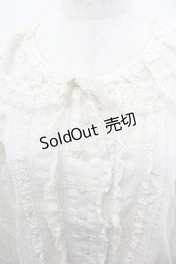 画像3: PINK HOUSE / ピンタックレース長袖ブラウス  生成り I-26-03-25-024-LO-BL-SA-ZI