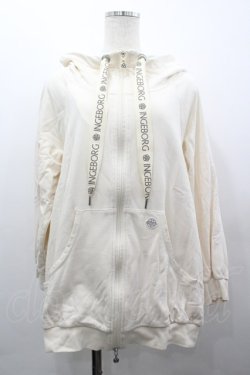 画像1: INGEBORG / ミニ裏毛パーカー  アイボリー I-26-03-25-025-LO-TO-SA-ZI