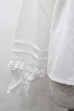 画像3: axes femme kawaii / ピンタック袖デザインブラウス M 白 I-26-03-25-003-AX-BL-SA-ZI