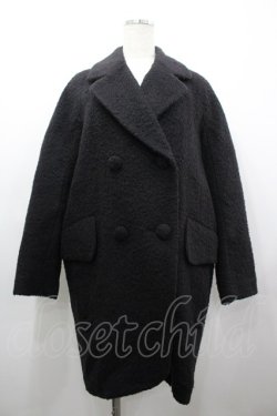 画像1: JESUS DIAMANTE / ダブルコート 38 黒 I-26-03-25-031-JE-CO-SA-ZI