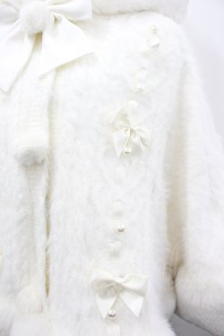 画像3: Amavel / ハートケーブル編みニットポンチョ  白 I-26-03-25-032-CA-CO-SA-ZI