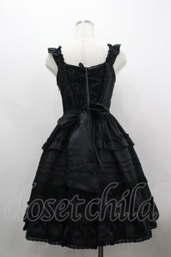 画像3: BABY,THE STARS SHINE BRIGHT / Rose Princessジャンパースカート  黒 I-26-03-30-029-BA-OP-TE-ZI