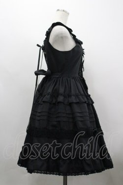 画像4: BABY,THE STARS SHINE BRIGHT / Rose Princessジャンパースカート  黒 I-26-03-30-029-BA-OP-TE-ZI