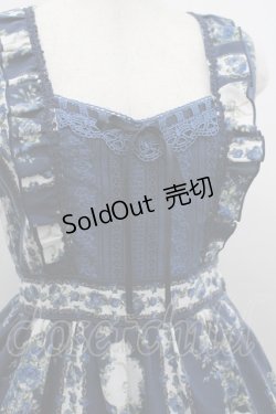 画像5: axes femme / 薔薇ストライプロングワンピース M ブルー I-26-03-30-034-AX-OP-TE-ZI