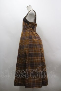 画像2: axes femme / タータンチェック柄ジャンスカ M ブラウン I-26-03-30-035-AX-OP-TE-ZI