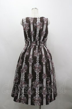 画像3: axes femme / ローズリボン柄ジャンスカ F 茶 I-26-03-30-036-AX-OP-TE-ZI