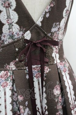 画像5: axes femme / ローズリボン柄ジャンスカ F 茶 I-26-03-30-036-AX-OP-TE-ZI