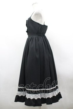 画像2: axes femme POETIQUE / フリルデザインキャミワンピース M 黒 I-26-03-30-037-AX-OP-TE-ZI