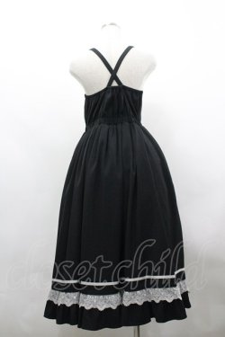 画像3: axes femme POETIQUE / フリルデザインキャミワンピース M 黒 I-26-03-30-037-AX-OP-TE-ZI