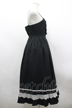 画像4: axes femme POETIQUE / フリルデザインキャミワンピース M 黒 I-26-03-30-037-AX-OP-TE-ZI