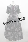 axes femme / フラワーレースワンピース F 黒 I-26-03-30-038-AX-OP-TE-ZI