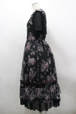 画像2: axes femme / フラワーレースワンピース F 黒 I-26-03-30-038-AX-OP-TE-ZI