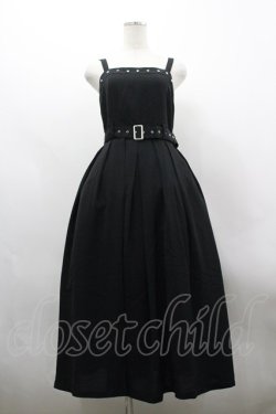 画像1: axes femme / スタッズジャンスカ F 黒 I-26-03-30-039-AX-OP-TE-ZI