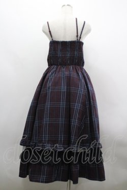 画像3: axes femme / タータンチェックジャンスカ F ワイン I-26-03-30-041-AX-OP-TE-ZI