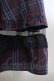 画像6: axes femme / タータンチェックジャンスカ F ワイン I-26-03-30-041-AX-OP-TE-ZI (6)