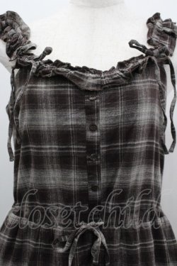 画像5: axes femme / コットンレースチェックジャンスカ F ブラウン I-26-03-30-042-AX-OP-TE-ZI