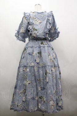 画像3: PINK HOUSE / SWAN LAKEプリントワンピース  サックス I-26-03-30-043-LO-OP-SA-ZI