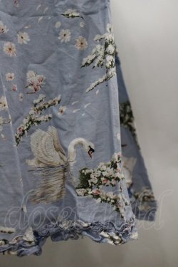 画像6: PINK HOUSE / SWAN LAKEプリントワンピース  サックス I-26-03-30-043-LO-OP-SA-ZI