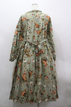 画像3: PINK HOUSE / 野ばらとチェリープリントミディワンピース  ハッカ I-26-03-30-046-LO-OP-SA-ZI