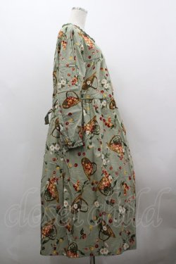 画像4: PINK HOUSE / 野ばらとチェリープリントミディワンピース  ハッカ I-26-03-30-046-LO-OP-SA-ZI